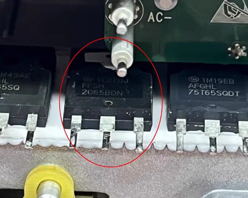 2065BDN FFSH2065BDN 威马新能源充电机碳化硅二极管拆机测量好