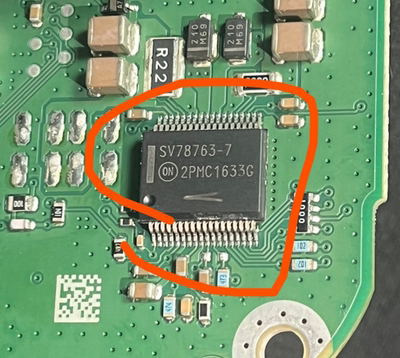 SV78763-7  奔驰大灯模块易损驱动芯片