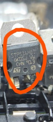 STPS1645D 保质ST进口直拍 TO-220 45V 16A两脚三极管 直拍