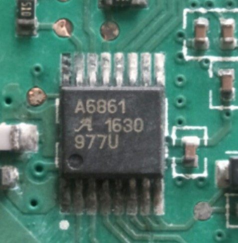 A6861 名爵方向机电机驱动器控制IC芯片模块 A6861KLPTR-T 全新