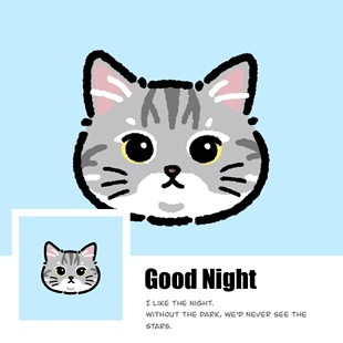 手绘宠物证件照Q版宠物头像可爱猫狗狗定制卡通头像插画约稿