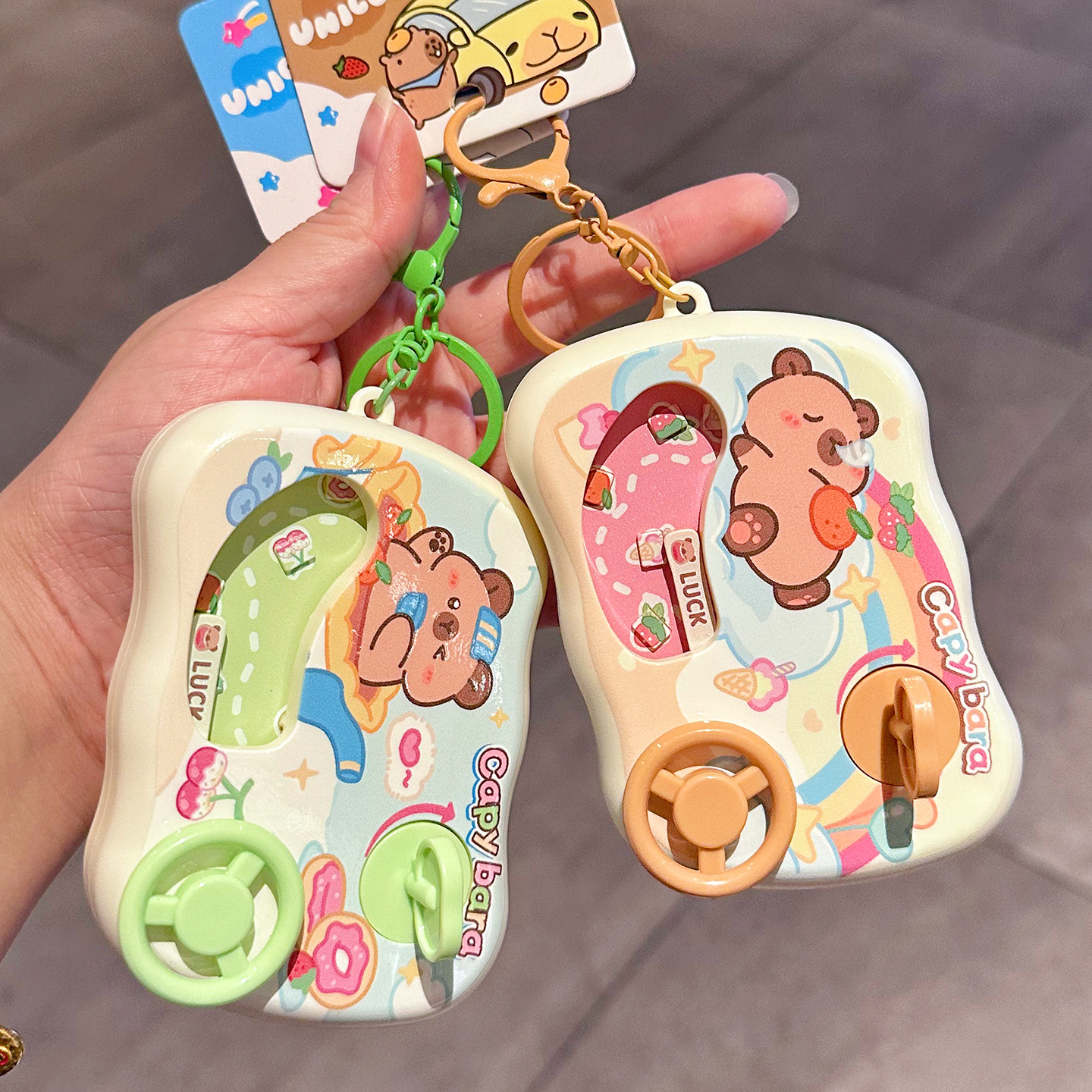 趣味秋名山车神闯关游戏钥匙扣