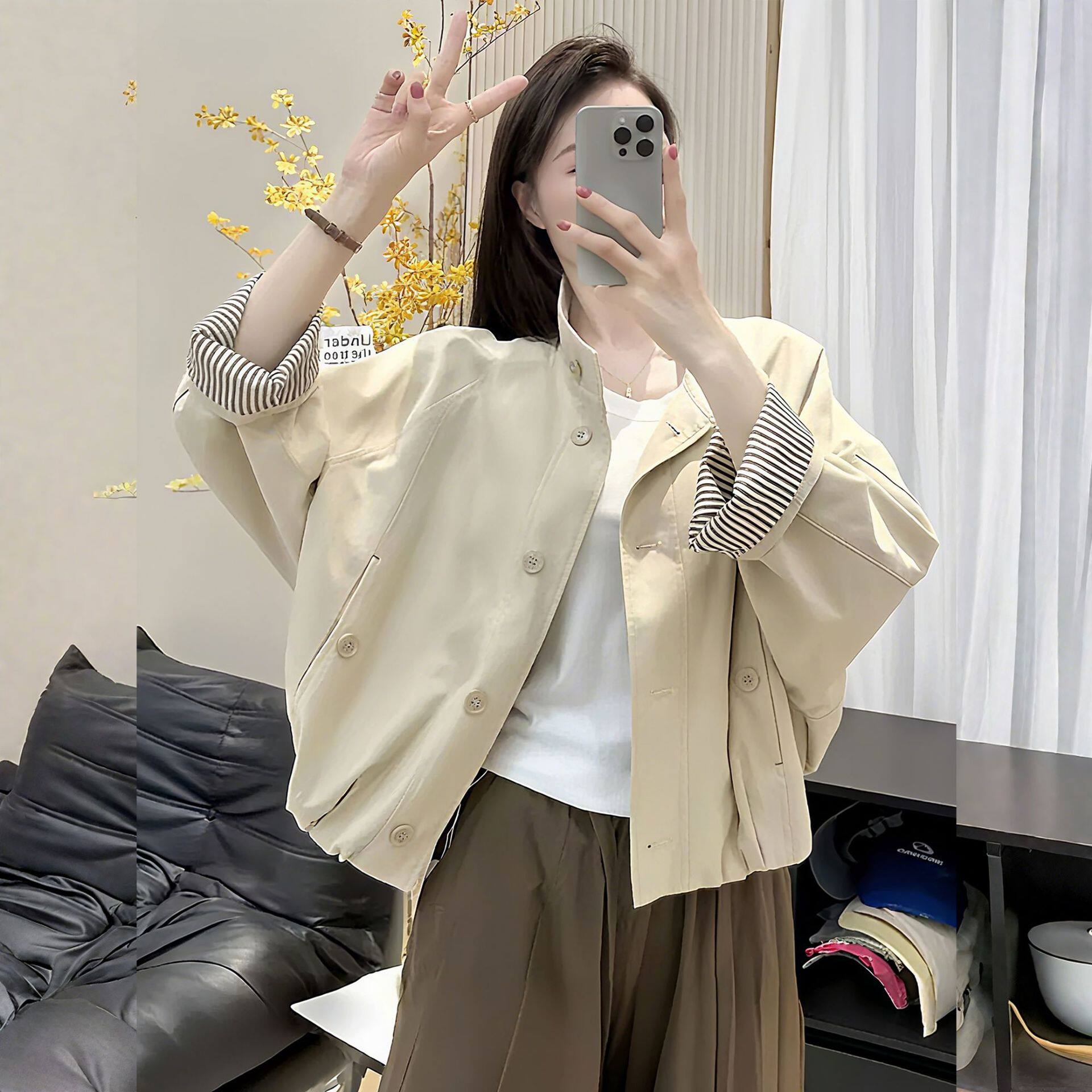短款外套女2026春装新款爆款短外套