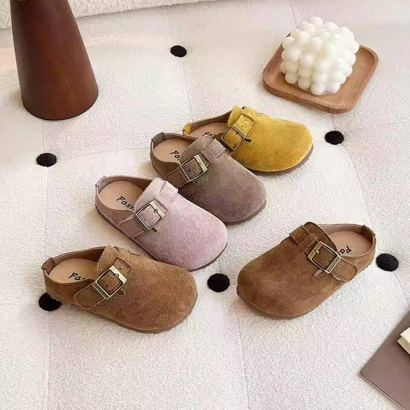 2026夏季新款女童包头勃肯凉拖鞋儿童时尚软底防滑鞋休闲百搭鞋子