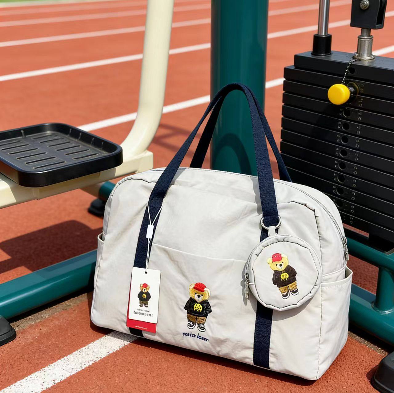 手提包男青年2025新款运动休闲旅行包超轻瑜伽包大学生健身包韩版