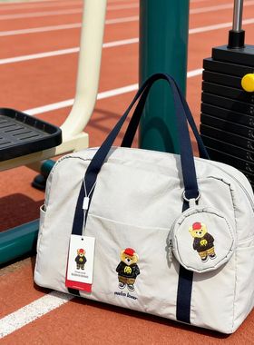 手提包男青年2025新款运动休闲旅行包超轻瑜伽包大学生健身包韩版