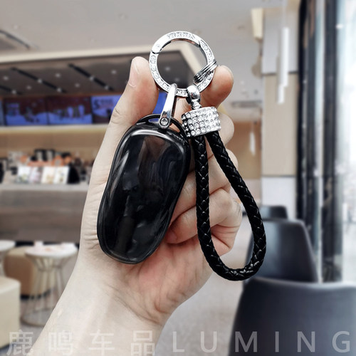 适用特斯汽车拉钥匙扣model3实体遥控保护套modelYS简约高级感
