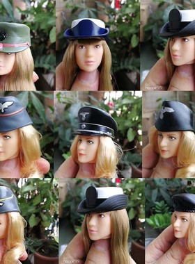 现货1/6 lady's mission女兵人配件 12寸兵人帽子 靴子 高跟鞋