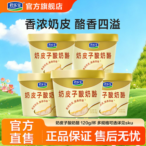 【新品上市官方直售】君乐宝旗舰店奶皮子酸奶酪120g多规格可选