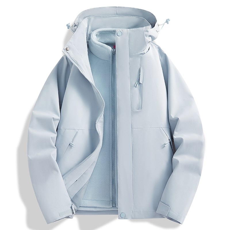 官方正品户外冲锋衣女三合一可拆卸新款外套男款高级感防水定制LO