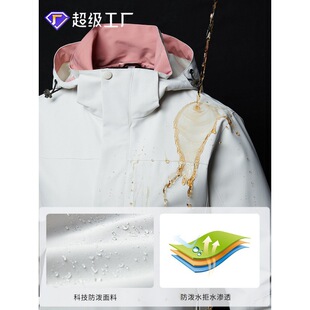 官方正品男士冲锋衣外套男秋季工装夹克男款新款秋装情侣装户外登