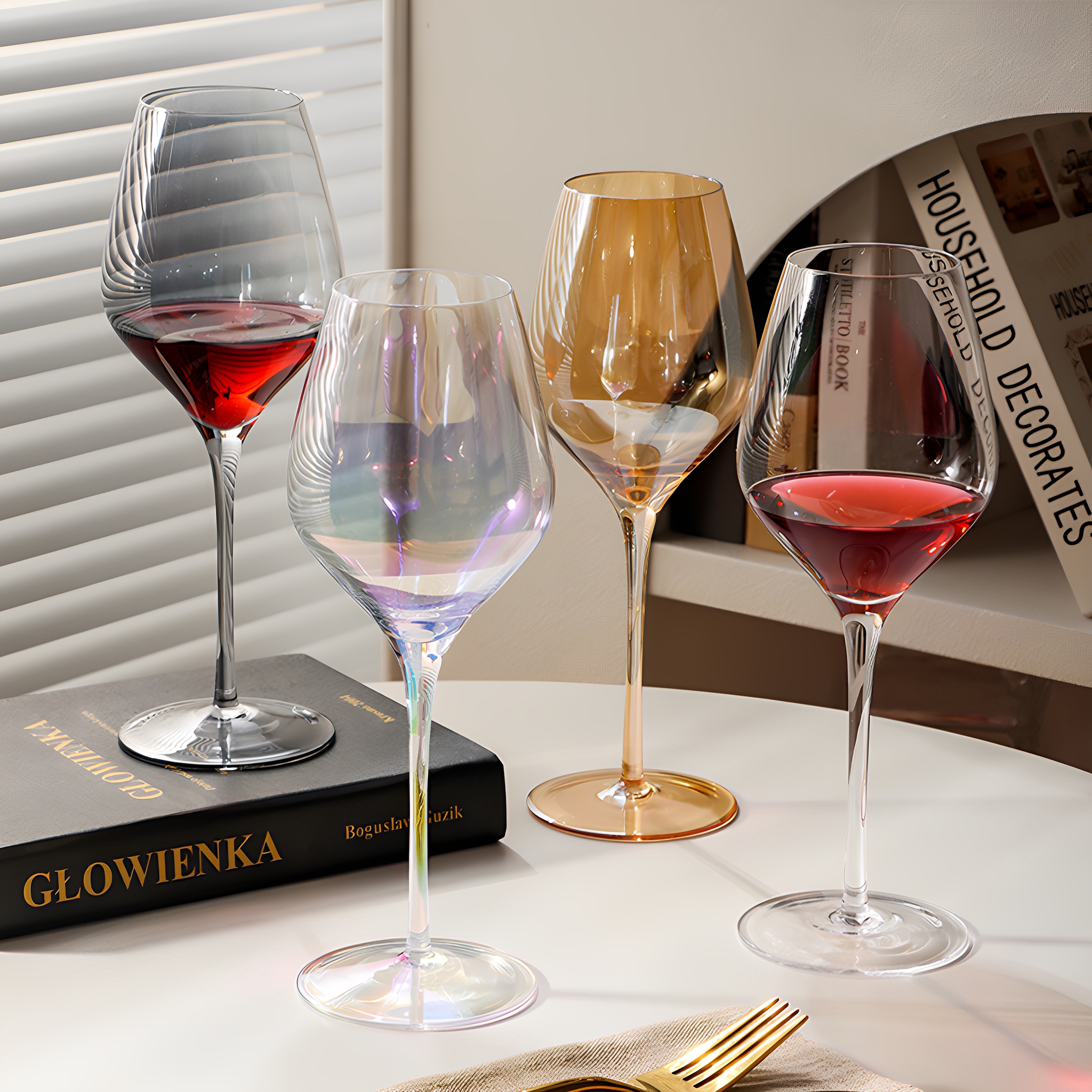 轻奢高档红酒杯水晶玻璃红酒杯