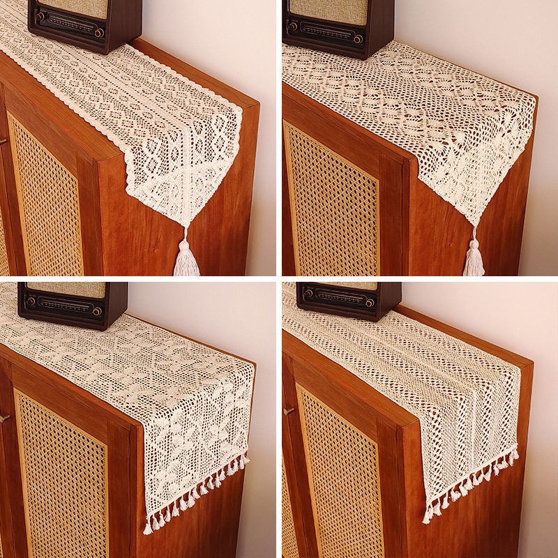 美式镂空复古文艺桌旗