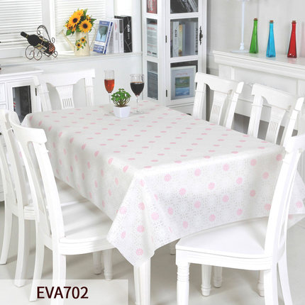 竹月阁环保桌布防水免洗EVA台布防油餐桌布桌垫几乎无味