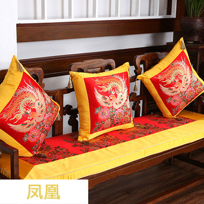 竹月阁红木沙发垫坐垫中式布艺沙发坐垫实木沙发垫含芯加厚可定做
