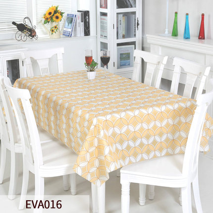 竹月阁环保桌布防水免洗EVA台布防油餐桌布桌垫几乎无味