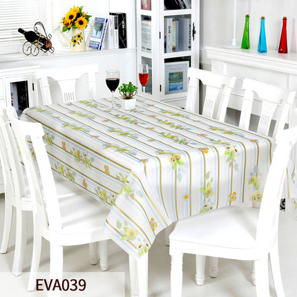 竹月阁环保桌布防水免洗EVA台布防油餐桌布桌垫几乎无味