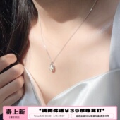 李大爷原创 银豆荚珍珠项链百搭优雅s925银珍珠项链小众锁骨链