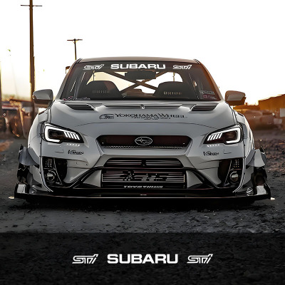 斯巴鲁翼豹前档车贴花拉花