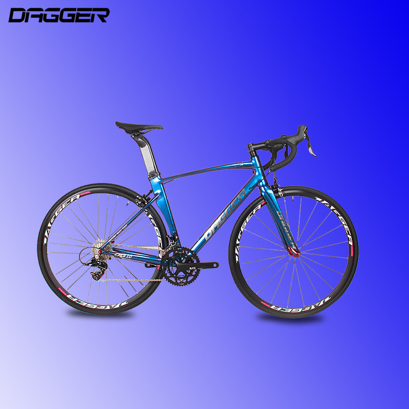 DAGGER破风铝合金公路自行车碳纤维前叉顺泰22速22弯把公路赛车轻