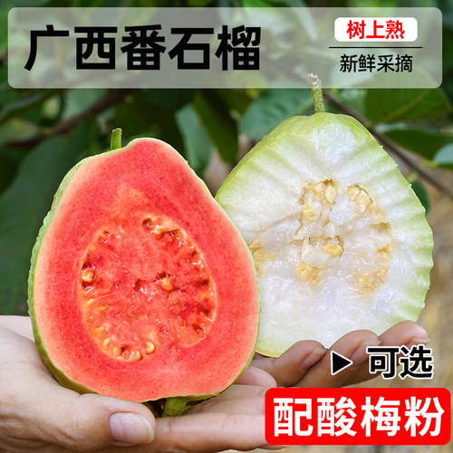 纯香果广西红白芭乐双拼软心