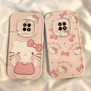适用于华为畅享20plus手机壳可爱卡通hellokitty凯蒂猫女学生新款网红硅胶软壳防摔全包镜头高颜值网红保护套