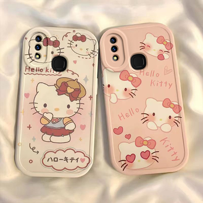 VIVOX21后指纹手机壳可爱卡通