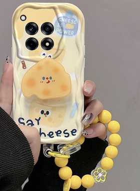 适用一加ace3手机壳1+ace2pro保护套一加12新款2v一加ace竞速版男女黄色芝士卡通可爱1十ace3pro硅胶全包防摔