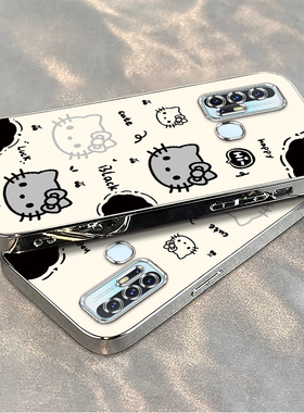 适用vivoz5X手机壳vivoz3i新款标准版硅胶t2x防摔vivoz6全包z5i女z1青春版保护套u3x猫爪凯蒂猫u1高级电镀银