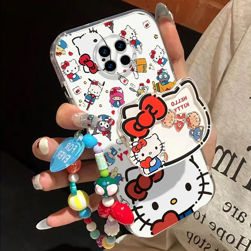 适用红米Note9Pro手机壳小米RedmiNote保护套Redmi新款RED可爱Not超薄透明N0te全包防摔Pr0Por5G女生kt猫支架