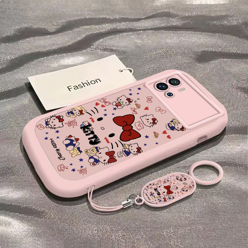 适用iQOO9手机壳vivoiQOO9Pro保护套vivo爱酷iQ009可爱i酷iPOO液态硅胶iOOQ全包iQQO防摔iQ9iCOO男女草莓kt猫