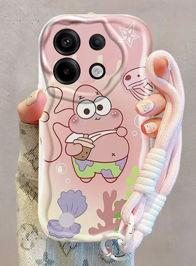 适用红米note13pro手机壳新款红米note12turbo3硅胶note11tpro防摔10全包小米note9/8奶茶派大星redmi13r12c9