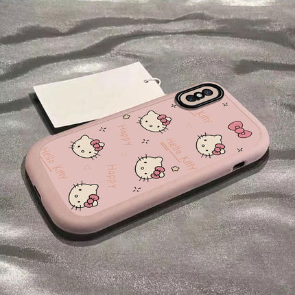 适用于苹果XR/x手机壳苹果15promax/14/13/12/11新款kt猫xsmax硅胶软壳可爱iPhonex卡通678plus防摔se2女全包
