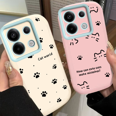 适用OPPOReno13手机壳Reno13Pro5G套OPPO新款OPPORone135G硅胶OPP0PP0PPO全包防摔Reon/Rone男女情侣线条猫爪