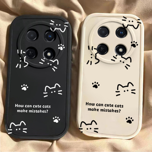 适用于华为Hi畅享70Pro手机壳BAL一AN20保护套智选新款 Pr0畅想Por畅亨线条猫外壳软WIKO硅胶简约全包防摔男女