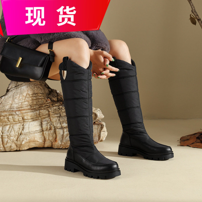 现货--羽绒布防水厚毛雪地靴高筒靴坡跟休闲摇摇靴亚马逊外贸女靴,户外/登山/野营/旅行用品,登山鞋/徒步鞋,淘宝优惠券,粉丝福利购,淘宝优惠卷