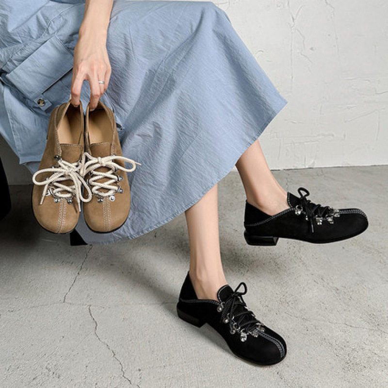 浅口单鞋女粗跟低跟系带交叉绑带网红小众设计感小皮鞋玛丽珍女鞋,流行男鞋,马丁靴,淘宝优惠券,粉丝福利购,淘宝优惠卷