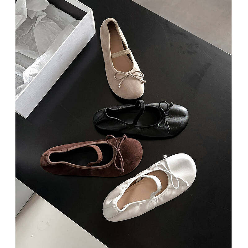 复古圆头蝴蝶结一字带平底玛丽珍浅口单鞋女2025新款夏咖杏白黑色,童鞋/婴儿鞋/亲子鞋,帆布鞋,淘宝优惠券,粉丝福利购,淘宝优惠卷