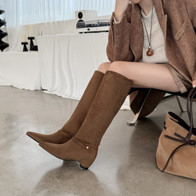 6cm韩国内增高尖头不过膝高筒长靴女2025冬季新款显瘦高跟骑士靴,户外/登山/野营/旅行用品,登山鞋/徒步鞋,淘宝优惠券,粉丝福利购,淘宝优惠卷