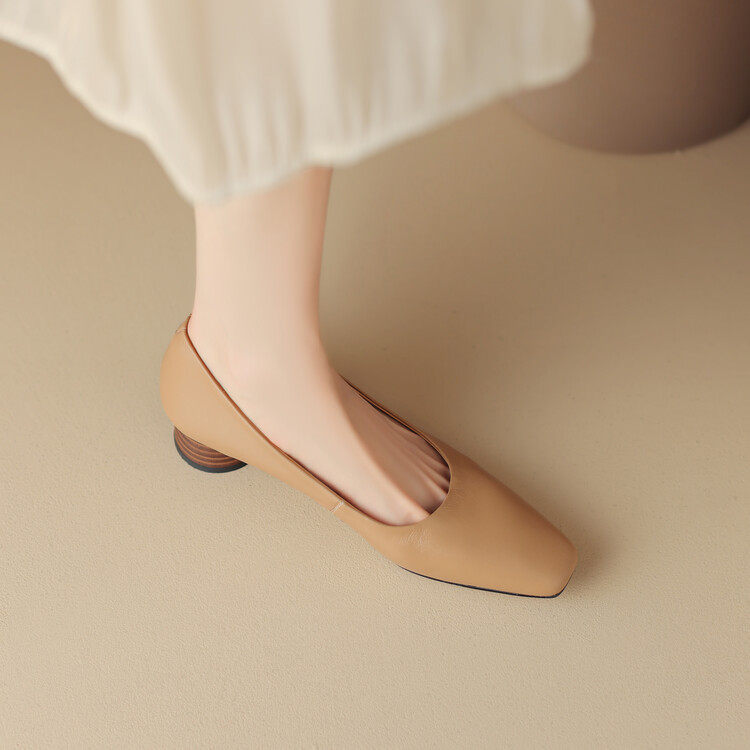 优雅简约通勤日常中跟真皮单鞋春秋新款舒适柔软羊皮浅口工作女鞋,户外/登山/野营/旅行用品,登山鞋/徒步鞋,淘宝优惠券,粉丝福利购,淘宝优惠卷