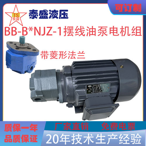 BB-B16NJZ-1/B25NJZ/B32NJZ-1摆线齿轮油泵电机组1.1/0.75KW东高1