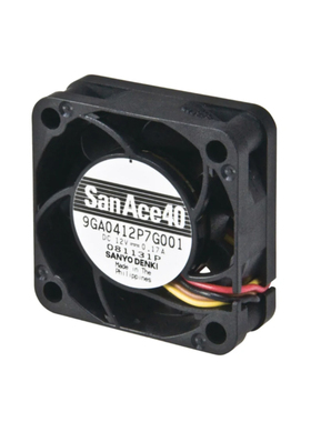 三洋Sanyo风扇全新原装现货 9GA0412P7G001 直流风扇 40x15mm 12V