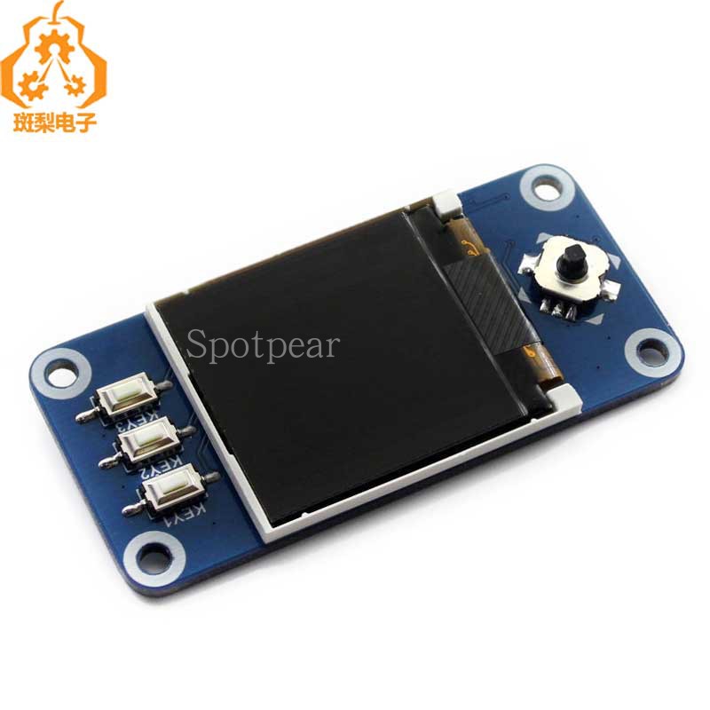 适用于树莓派3 zero W显示屏1.44寸LCD扩展板小于3.5寸 3B+
