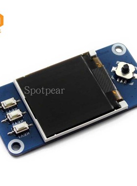 适用于树莓派3 zero W显示屏1.44寸LCD扩展板小于3.5寸 3B+