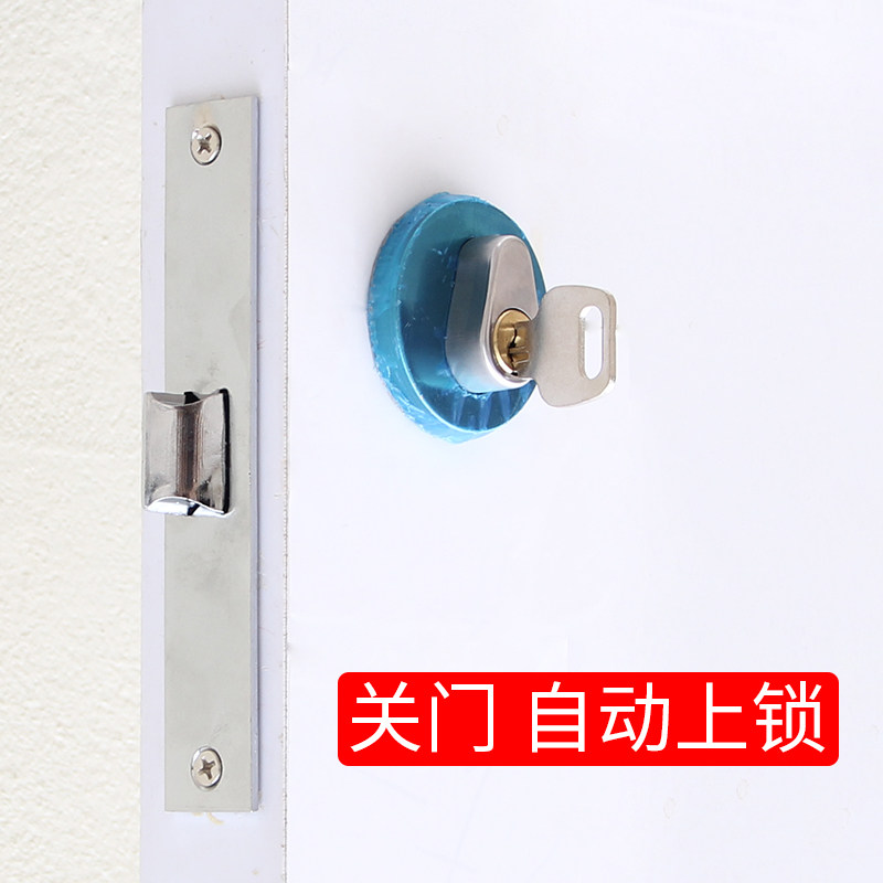 单舌防火门锁斜舌管井锁图片