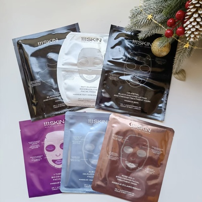 英国111skin黑钻面颈玫瑰金面膜