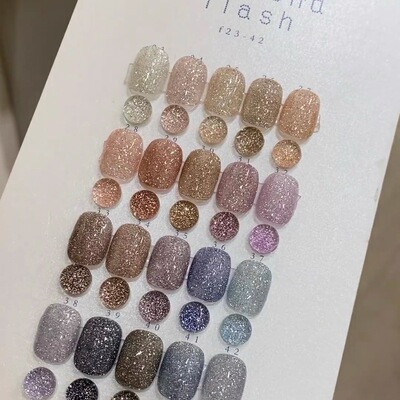 日本Enoi dIamond flash 碎钻胶 闪钻 甲油胶 F23-F42