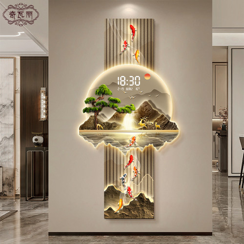 【时尚数显款】玄关画2025新款