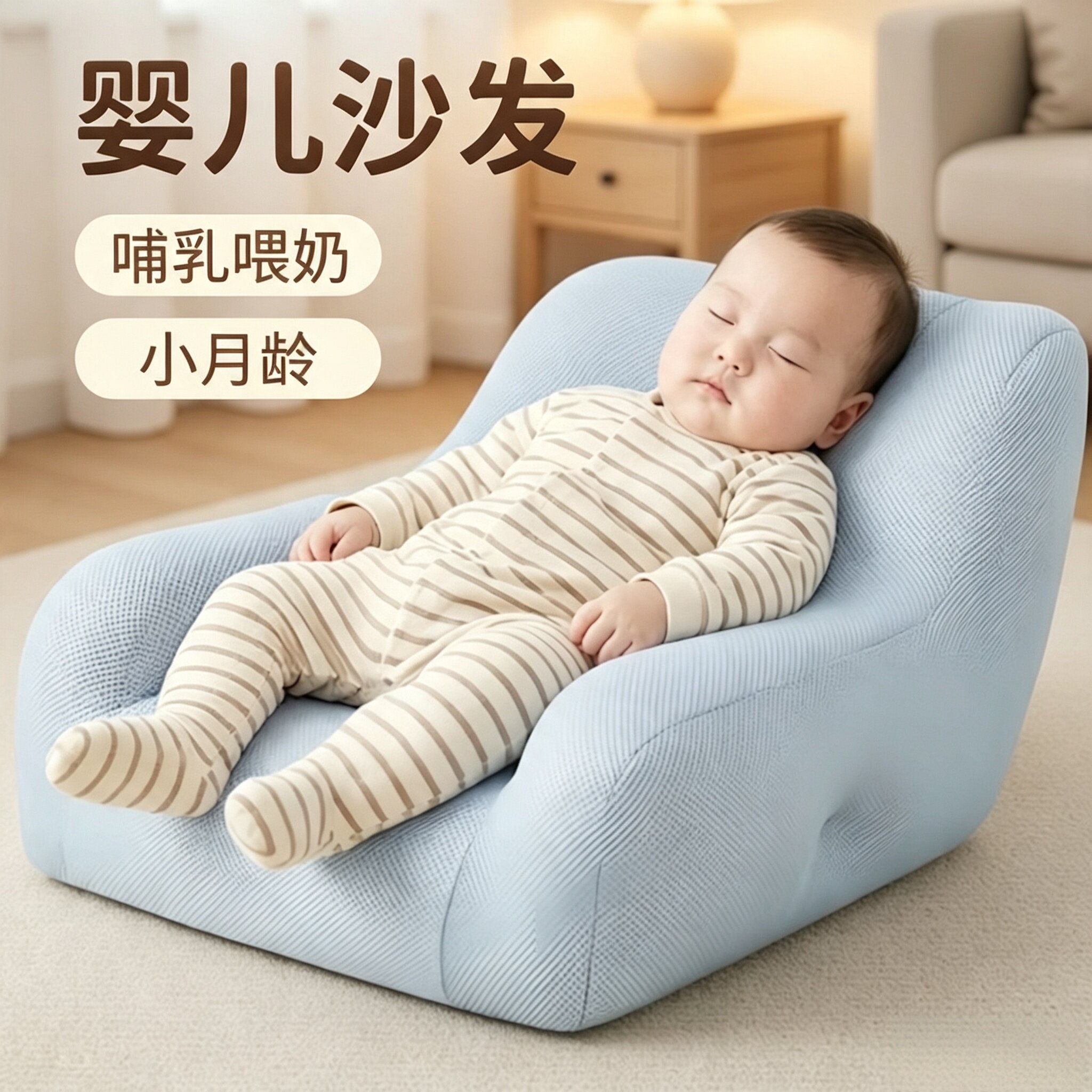 婴儿喂奶沙发儿童沙发新生儿防吐儿童沙发