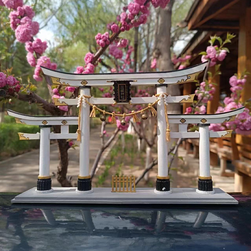 蔷薇小镇木制和风拼装模型鸟居